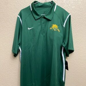 Nike Green Polo Shirt with White Accents